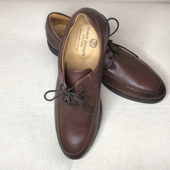 Marc Joseph New York Handcrafted in Brazil Men Size 10,5 Brown NEW never worn - Picture 12 of 12